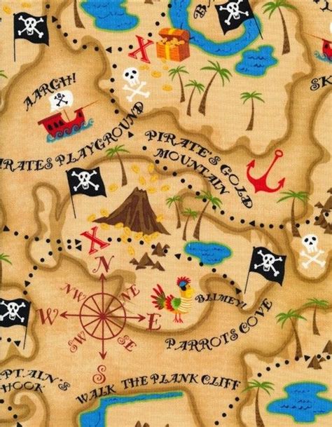 A treasure map is a variation of a map to mark the location of buried ...