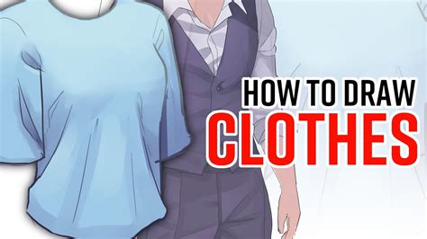 How to Draw Anime Clothes | BEGINNER Tutorial - YouTube