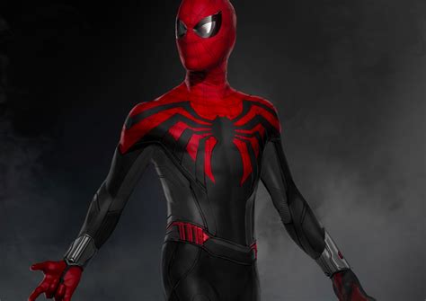 Black and Red Spider-Man Suit Debuts on 'Far From Home' Set - Newsweek