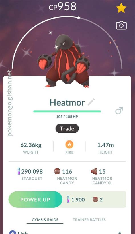 Shiny Heatmor - Pokemon Go