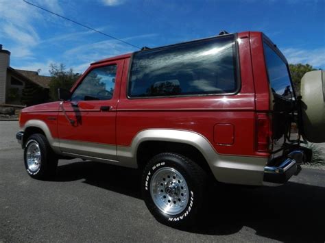 1990 Bronco II, Eddie Bauer. 80,000 orig mi, 1 owner, top cond. V6 ...