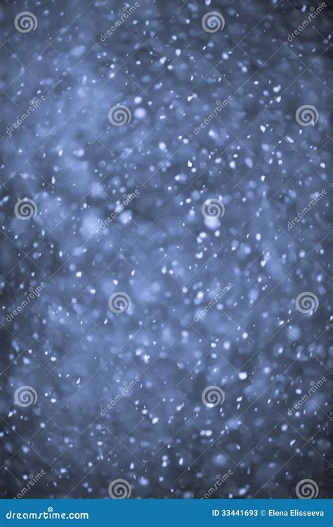 Snowfall at night stock image. Image of dark, blizzard - 33441693