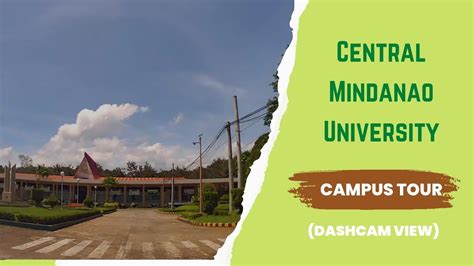 Central Mindanao University Campus tour dashcam view - YouTube