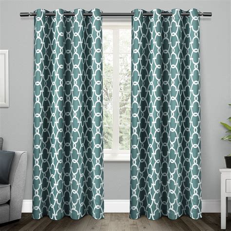 Exclusive Home Curtains Gates Sateen Room Darkening Blackout Thermal ...