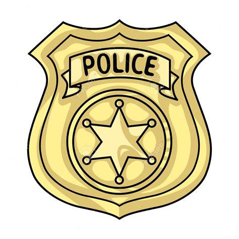 Policeman Badge Clipart