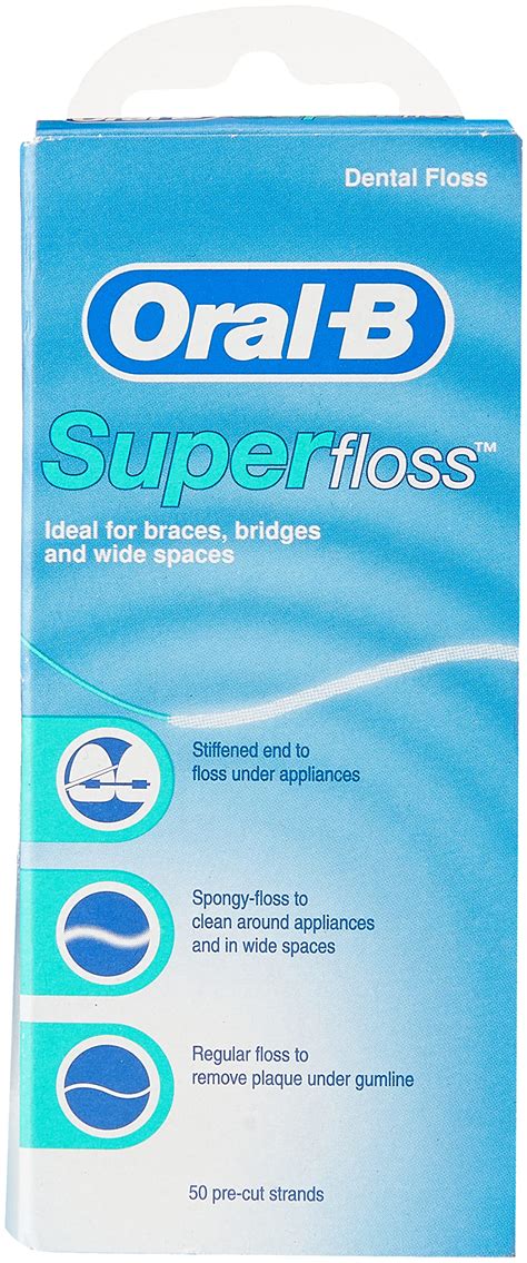 Buy Oral B SuperFloss Super Dental Floss for Braces Bridges Online at desertcartUAE