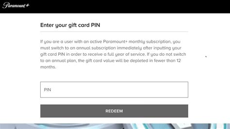 Where to Redeem Gift Card on Paramount + | Paramount Plus - YouTube