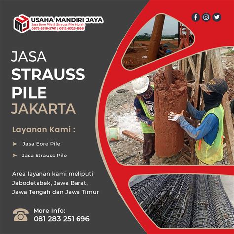 Jasa Strauss Pile Jakarta | Hub 087885185761