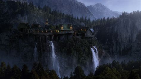 fantasy Art, The Lord Of The Rings, Rivendell, Digital Art Wallpapers HD / Desktop and Mobile ...