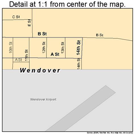 Wendover Utah Street Map 4982730