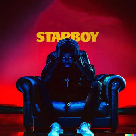 uncropped version of "Starboy" Album cover by AI : r/TheWeeknd