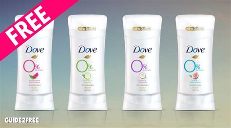 FREE Dove Aluminum Free Deodorant • Guide2Free