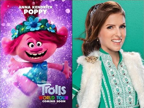 "Trolls World Tour" characters and their just as colourful voice cast