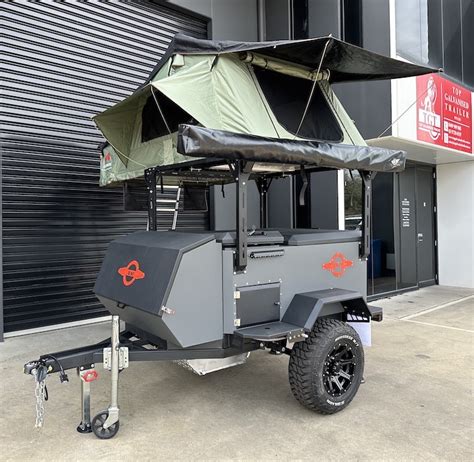 Off Road Camper Trailer with Rooftop Tent & Awning | Melbourne