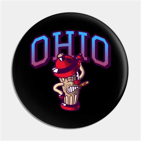 Ohio Funny comic - Ohio - Pin | TeePublic