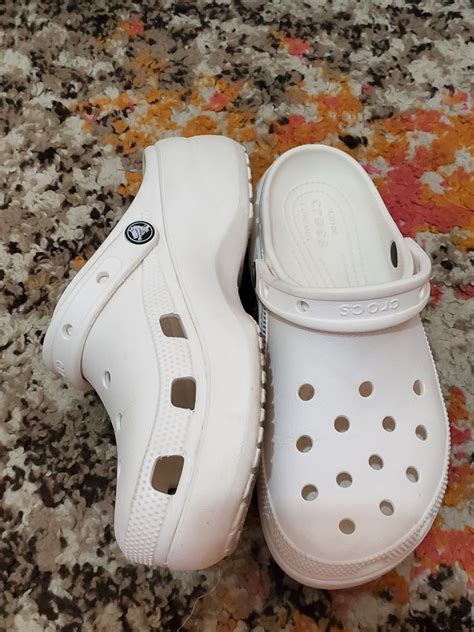 Crocs Platform, Women's Fashion, Footwear, Slippers and slides on Carousell