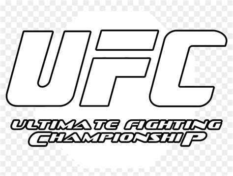 Download Ufc Logo Black And White - Ufc Clipart Png Download - PikPng