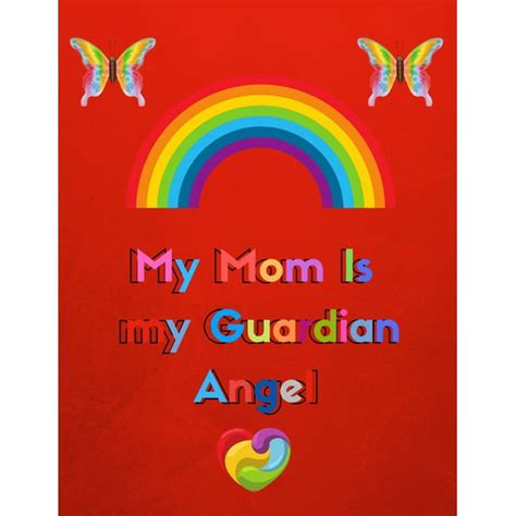 My mom is my guardian angel: children and adult coloring book with ...