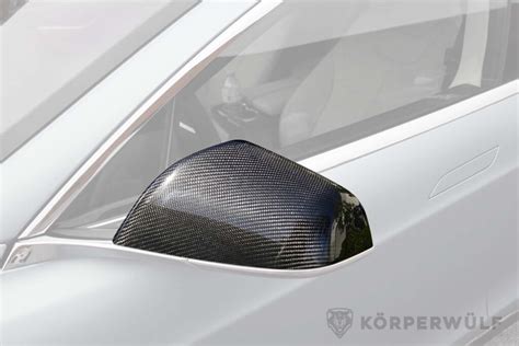 Carbon Fiber Sideview Mirror Overlay (Pair)- Tesla Model S – Aero Kit ...