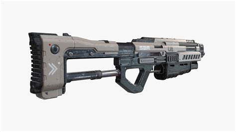 Sci Fi Shotgun 3D Model $15 - .fbx .obj .max .blend .upk .unitypackage ...