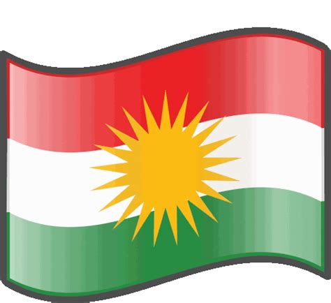 Kurdistan Flags Sticker - Kurdistan Flags Flag Of Kurdistan - Discover & Share GIFs