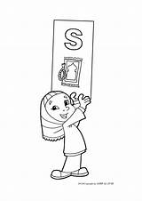 New Muslim Kids S  Coloring Pages sketch template