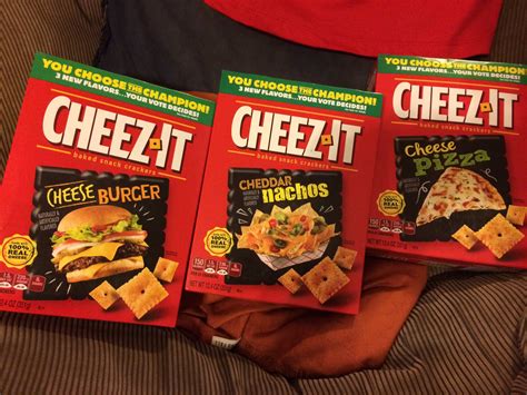 Cheez It's Three New Amazing Flavors