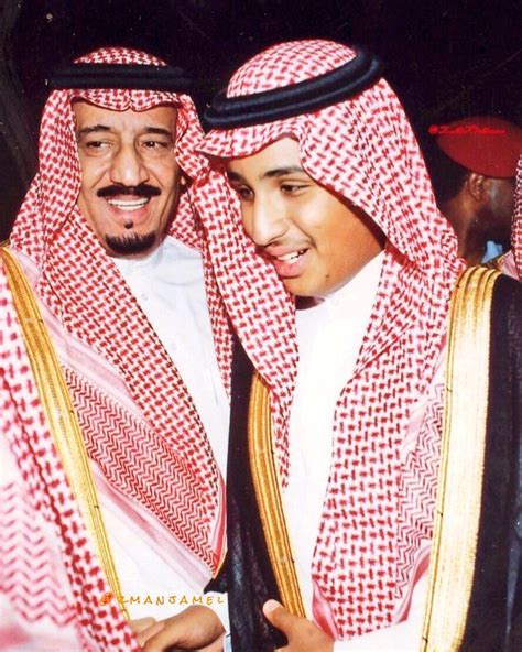 King Salman with Prince Mohammed