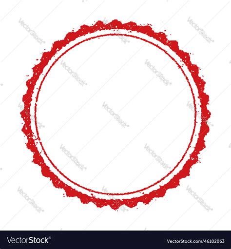 Rubber stamp template Royalty Free Vector Image