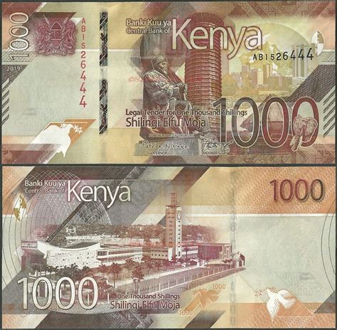 Ebanknoteshop. Kenya,B148,1000 Shillings,2019