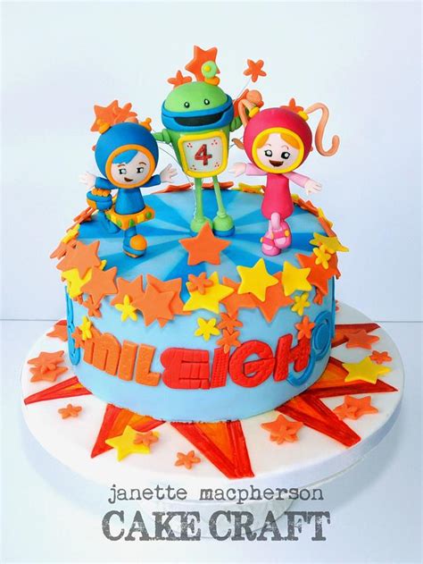 Team UmiZoomi Birthday cake - Decorated Cake by Janette - CakesDecor