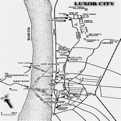 Map of Luxor city, Egypt. | Download Scientific Diagram