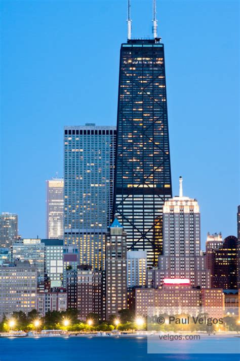 Chicago Skyline Art: Chicago Night Print Chicago Skyline - Etsy