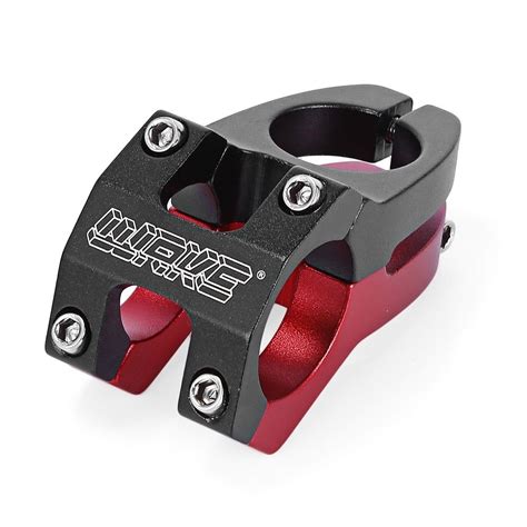 WAKE 31.8mm Aluminum Alloy Mountain Bike Handlebar Stem - Red ...