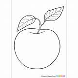 Mandala apple  fruit coloring Page For Kids SmartKidWorld sketch template