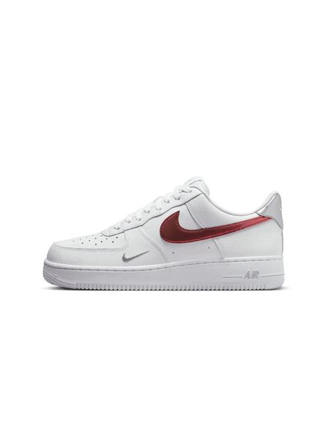 Nike Air Force 1 07 Sneaker Mens White And Red