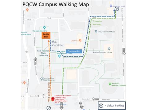 Shsu Campus Map