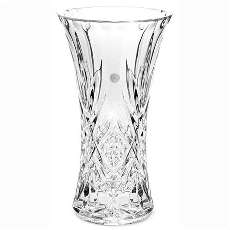C403-G - Crystal Vase - Masquerade Crystal Vase - D2 Gold Medallions