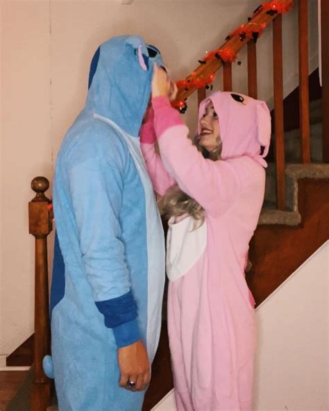 Stitch and Angel Halloween Couples Costume