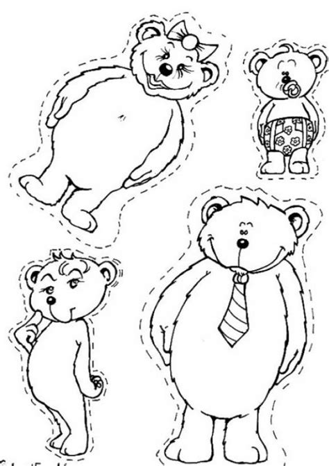 Bear family coloring pages - Hellokids.com