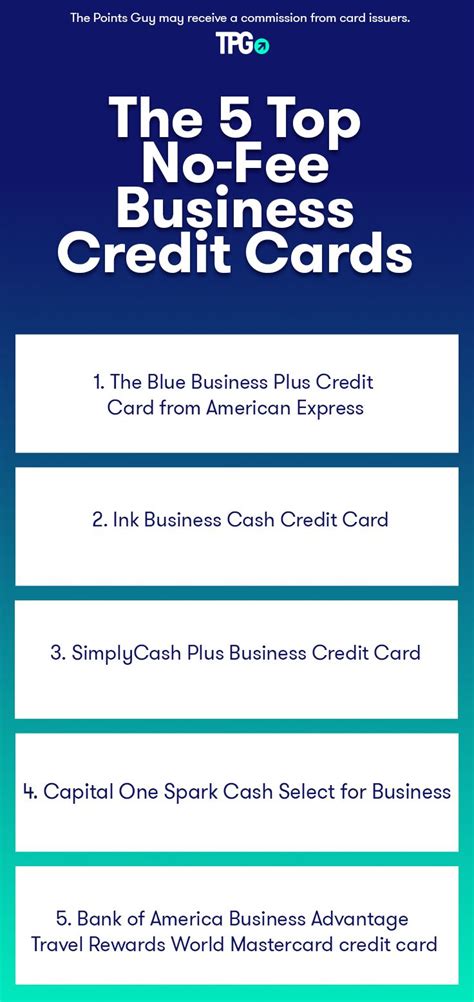 Best no-annual-fee business credit cards - The Points Guy | Business credit cards, Small ...