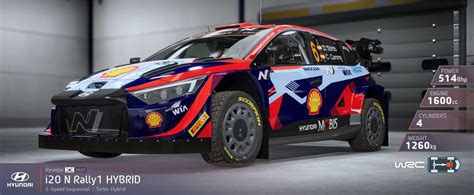 EA SPORTS™ WRC CAR LIST