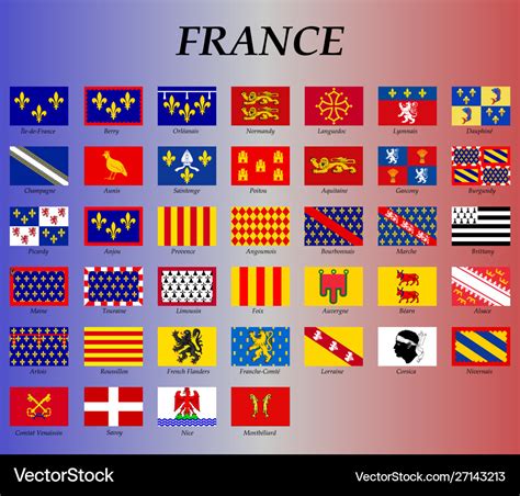 All Flags Of France