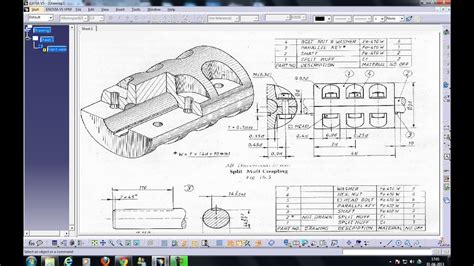 Catia V5 Drafting|Automatic View Creation Wizard|Views Link & Clear Preview|Beginner's Tutorials ...