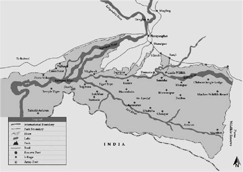 Map of Chitwan showing Chitwan National Park (not to scale). | Download Scientific Diagram