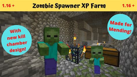 Zombie Spawner XP Farm - YouTube