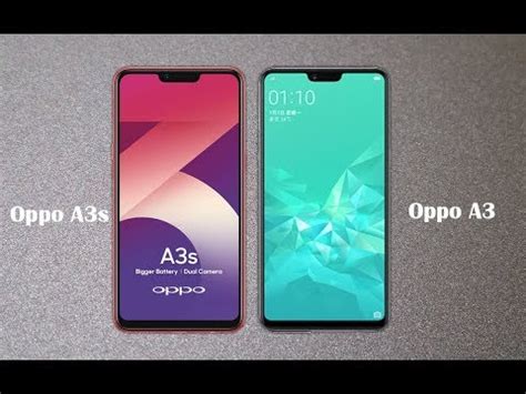 Oppo A3s vs Oppo A3 - Quick Comparison 2018 - YouTube