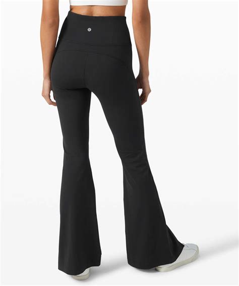 Lululemon In the Groove Flare Pant - Black - lulu fanatics