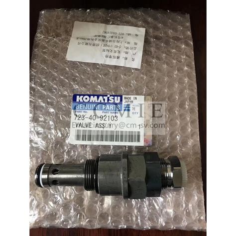 China 723-40-92103 PC300-7 main relief valve excavator spare parts manufacturers and suppliers ...