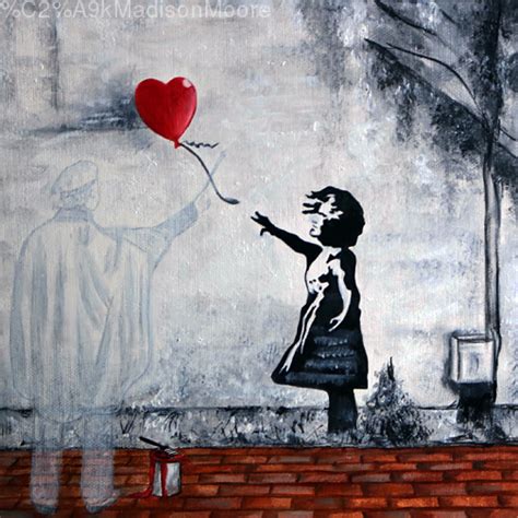 k Madison Moore - Work Zoom: The Spirit of Banksy Painting The Girl ...